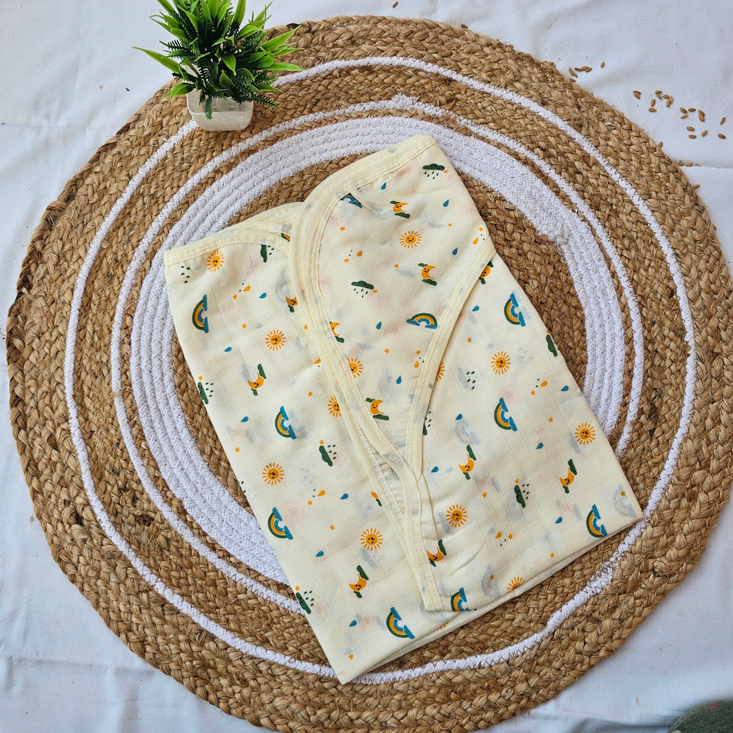 Muslin Hooded Towel Double Layered for Babies β Ultra-Soft & Super Absorbent