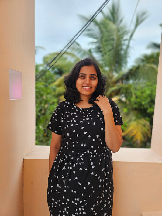 Black Star Zipless Lounge Wear