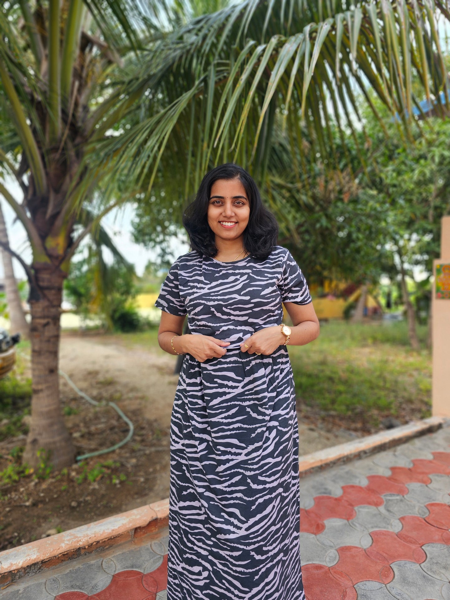 Black and Grey Classy - Zipless Lounge Wear