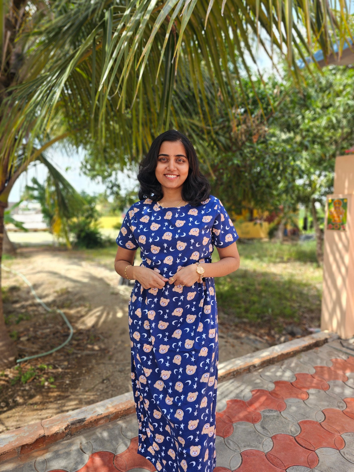 Blue Teddy - Zipless Lounge Wear