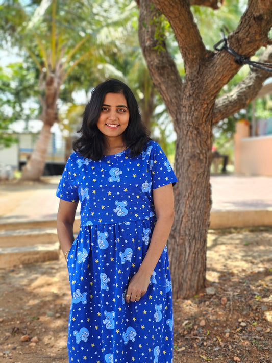 Blue Star and Teddy - Feeding Lounge Wear