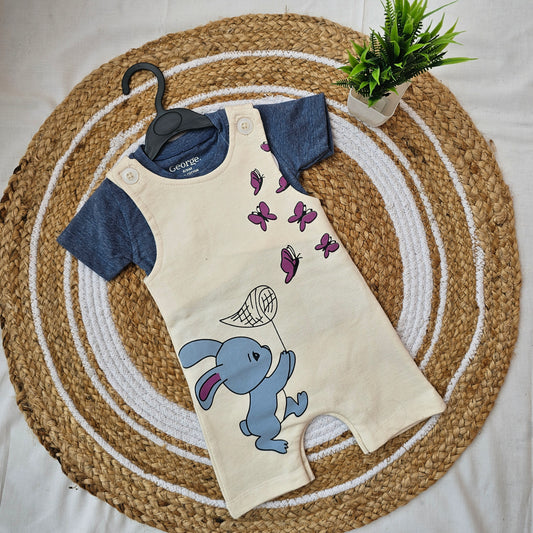Dungaree – Mickey with Butterfly Theme for Kids