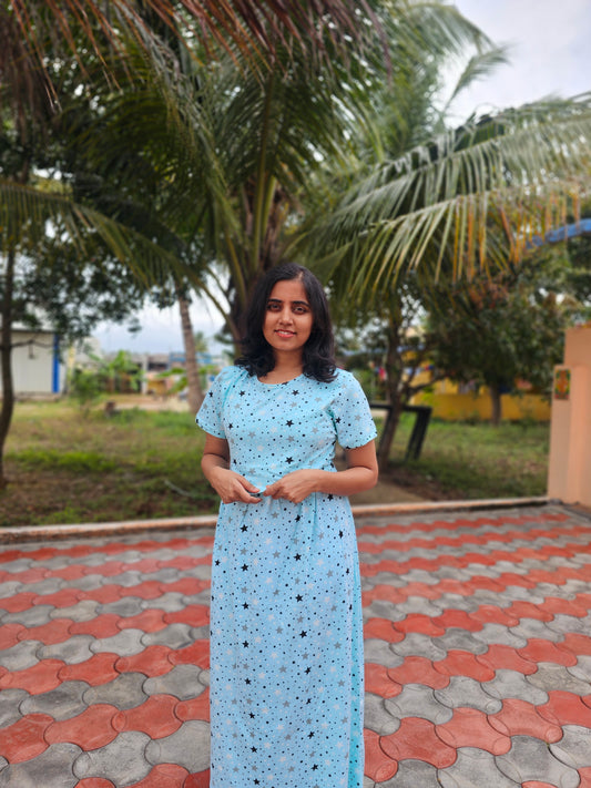 Sky Blue Stars - Feeding Lounge Wear