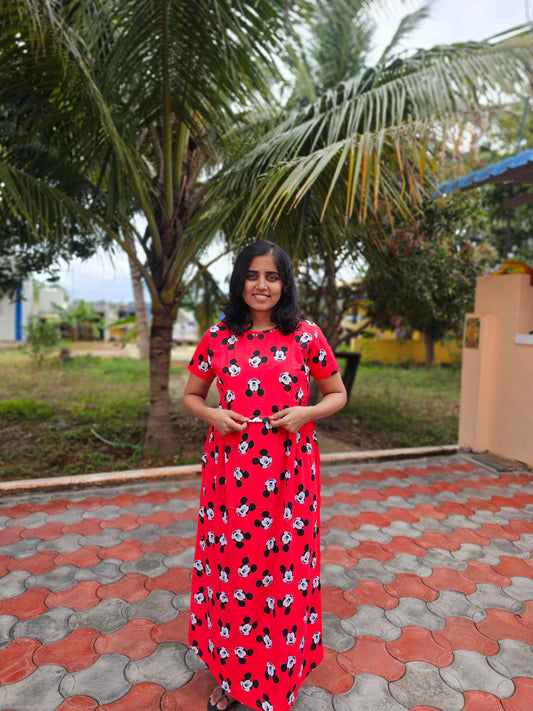 Red Black Mickey - Feeding Lounge Wear