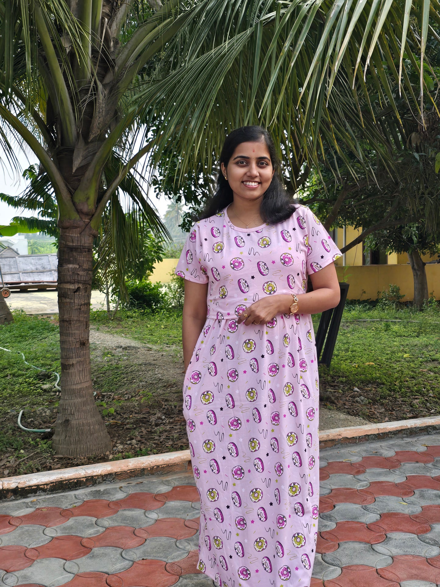 Pink Donuts Hearts - Feeding Lounge Wear