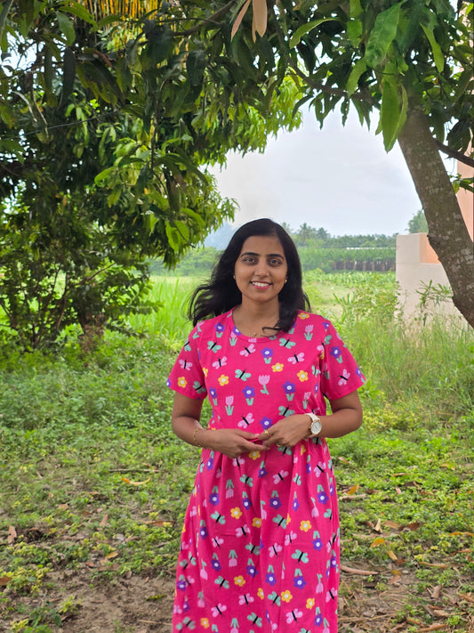 Pink butterflies - Feeding Lounge Wear