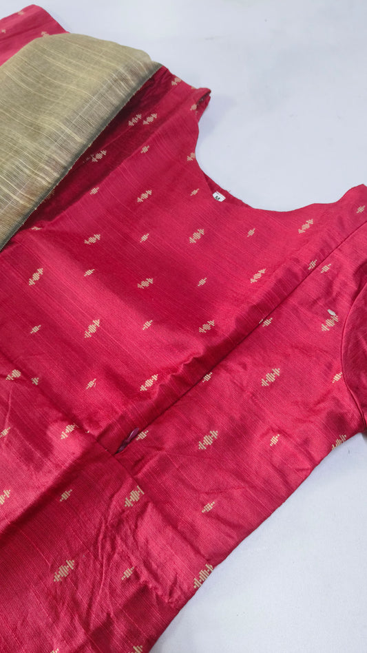 Pinkish Red 3 piece Feeding Kurtaset